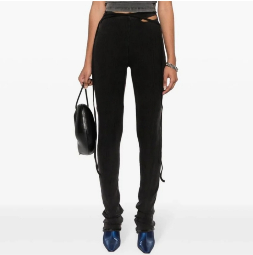 ssense OTTOLINGER Rib Lounge Pants Black Wash Large